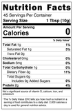 Hemp Blend Balance - 1 lb - Nutritional Chart